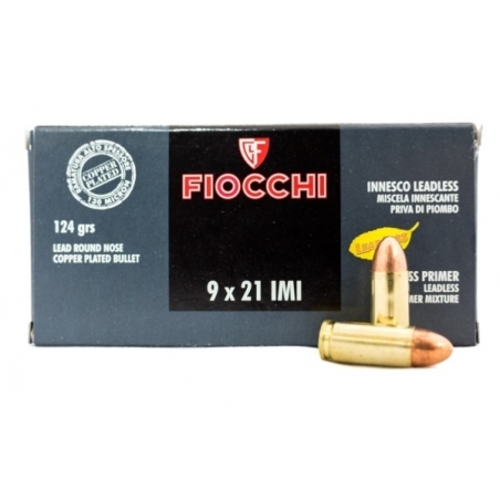 Fiocchi 9x21 RNCP 124 grs | munizioni | pistola | arma corta | armeria | Perugia | PUNTOZERO