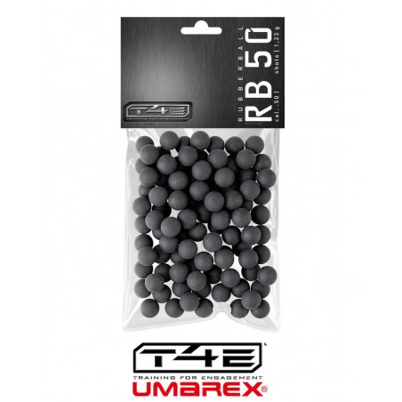 T4e Prac rb50 rubberballs cal.50 proiettili di gomma 500 pezzi ideale per hdr50/hdp5 