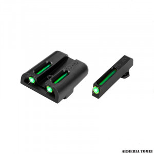 Truglo TFO mire al trizio + fibra ottica verde per Glock | armeria Perugia | TG131GT1