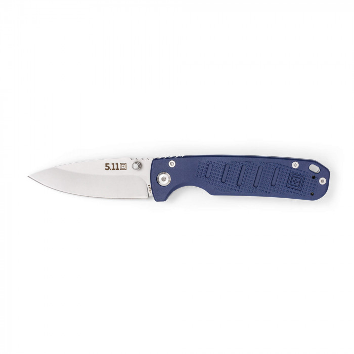 Coltello 5.11 Tactical Icarus DP Mini colore bu dark navy Edizione Limitata lato sinistro aperto