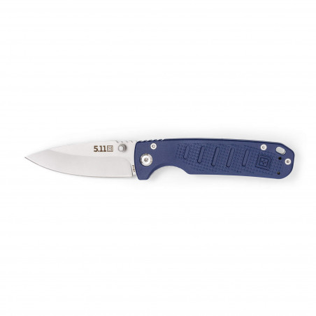 Coltello 5.11 Tactical Icarus DP Mini colore bu dark navy Edizione Limitata lato sinistro aperto