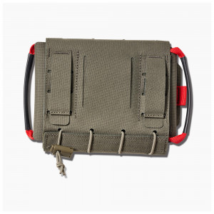 511 UCR Flat IFAK Pouch verde, pouch con chiusura rapida per accesso immediato