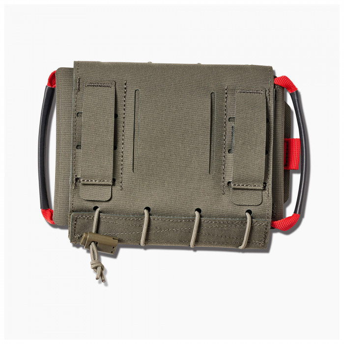 511 UCR Flat IFAK Pouch verde, pouch con chiusura rapida per accesso immediato