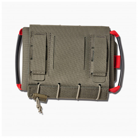 511 UCR Flat IFAK Pouch verde, pouch con chiusura rapida per accesso immediato