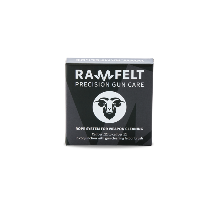 Ramfelt Rope System, sistema di pulizia a corda della canna delle vostre armi tramite feltrini. Compatibile con tutti i calibri.